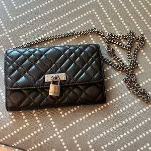 Kurt Geiger Brixton Quilted Leather Chain Wallet